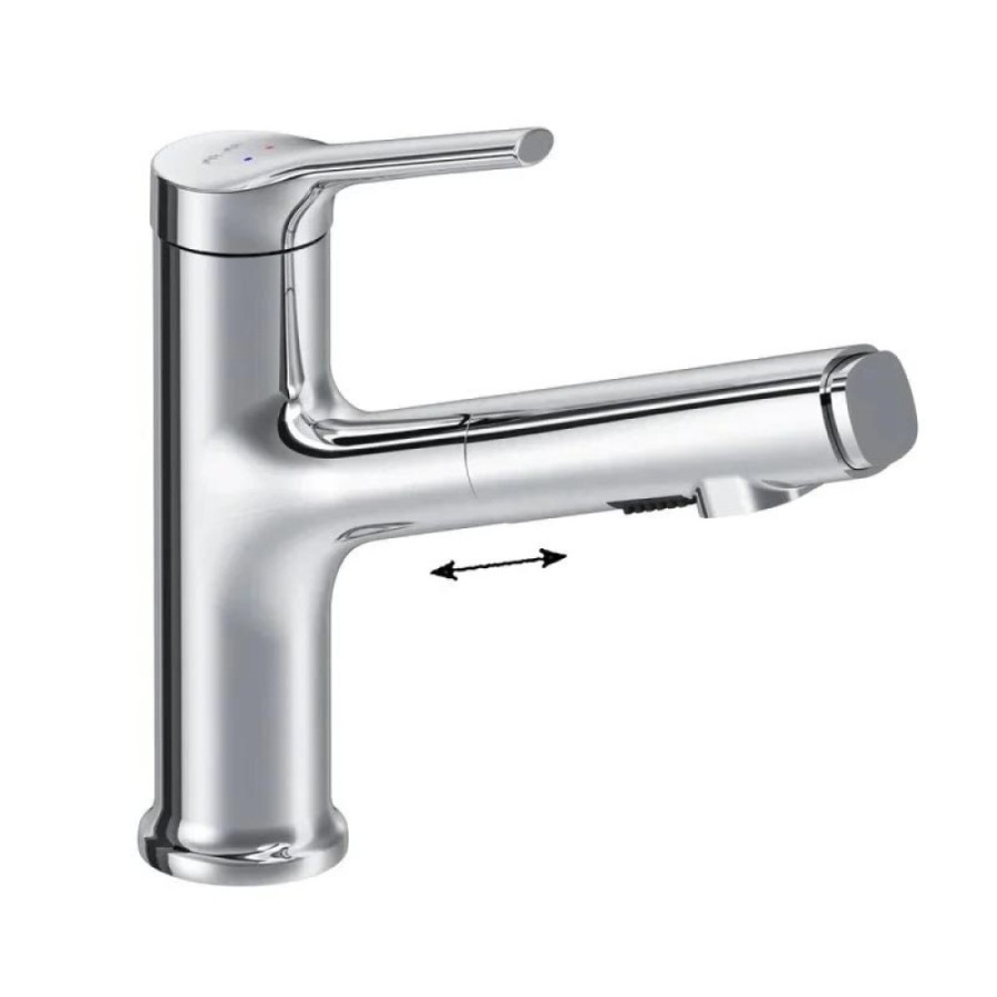 Смеситель Am.Pm X-Joy F85B02900 для раковины, с вытяжным изливом, цвет хром