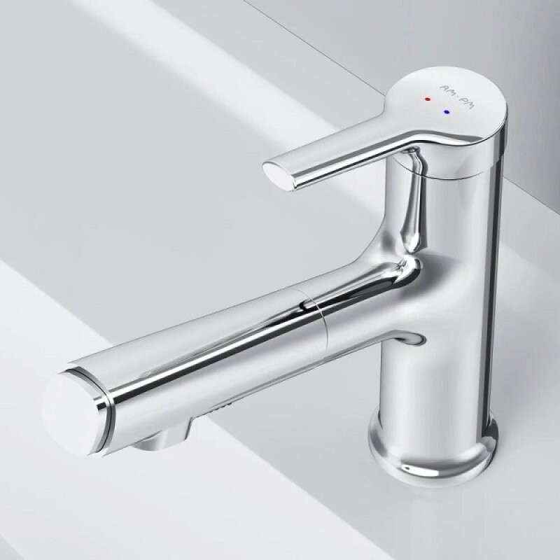 Смеситель Am.Pm X-Joy F85B02900 для раковины, с вытяжным изливом, цвет хром