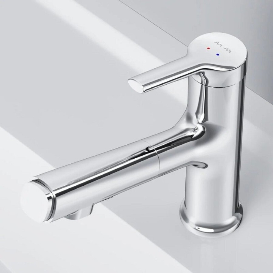Смеситель Am.Pm X-Joy F85B02900 для раковины, с вытяжным изливом, цвет хром