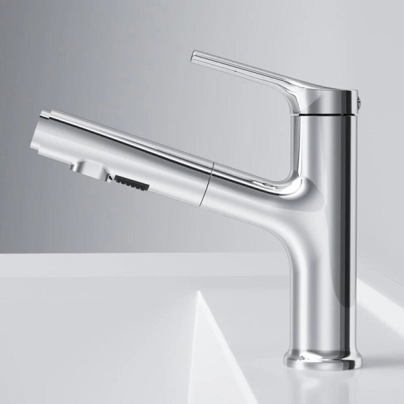 Смеситель Am.Pm X-Joy F85B02900 для раковины, с вытяжным изливом, цвет хром