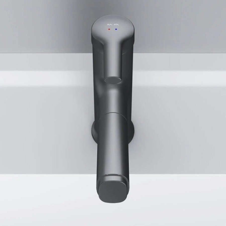 Смеситель Am.Pm X-Joy F85B02922 для раковины, с вытяжным изливом, цвет черный матовый