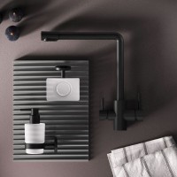 Смеситель для кухонной мойки AM.PM X-Joy S F85B05722, с подключением к фильтру, черный