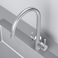 Смеситель для кухонной мойки AM.PM X-Joy S F85B07700, с подключением к фильтру, хром