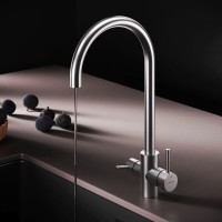 Смеситель для кухонной мойки AM.PM X-Joy S F85B07711, с подключением к фильтру, сатин