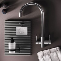Смеситель для кухонной мойки AM.PM X-Joy S F85B07711, с подключением к фильтру, сатин