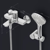 Смеситель Am.Pm X-Joy S F85B15000, с душевым гарнитуром, хром