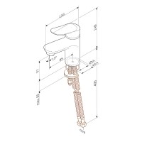 Смеситель Am.Pm Sunny F85C02100 для раковины, хром