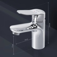 Смеситель Am.Pm Sunny F85C02100 для раковины, хром