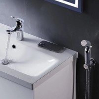 Смеситель Am.Pm Sunny F85C03000 для раковины с гигиеническим душем, хром