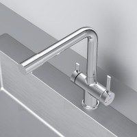 Смеситель Am.Pm Func F8F05700, для кухонной мойки, с каналом питьевой воды, хром
