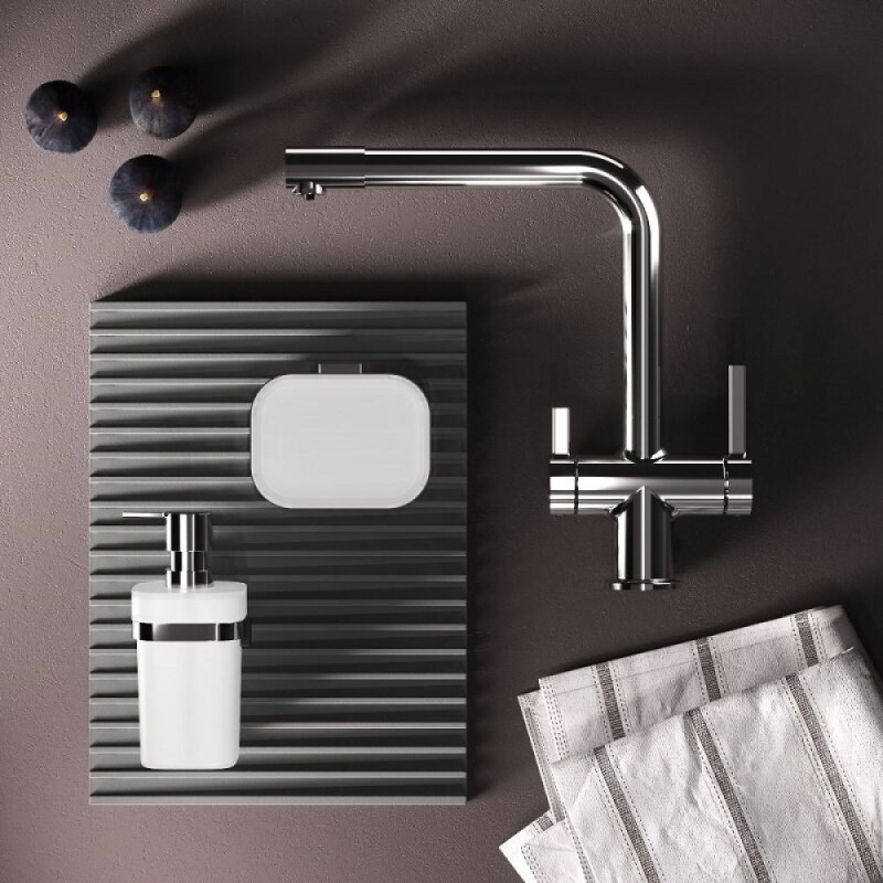 Смеситель Am.Pm Func F8F05700, для кухонной мойки, с каналом питьевой воды, хром