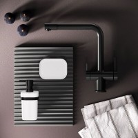 Смеситель Am.Pm Func F8F05722, для кухонной мойки, с каналом питьевой воды, черный