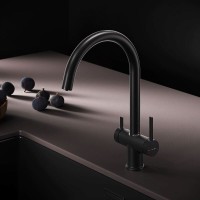 Смеситель Am.Pm Func F8F07722, для кухонной мойки, с каналом питьевой воды, черный