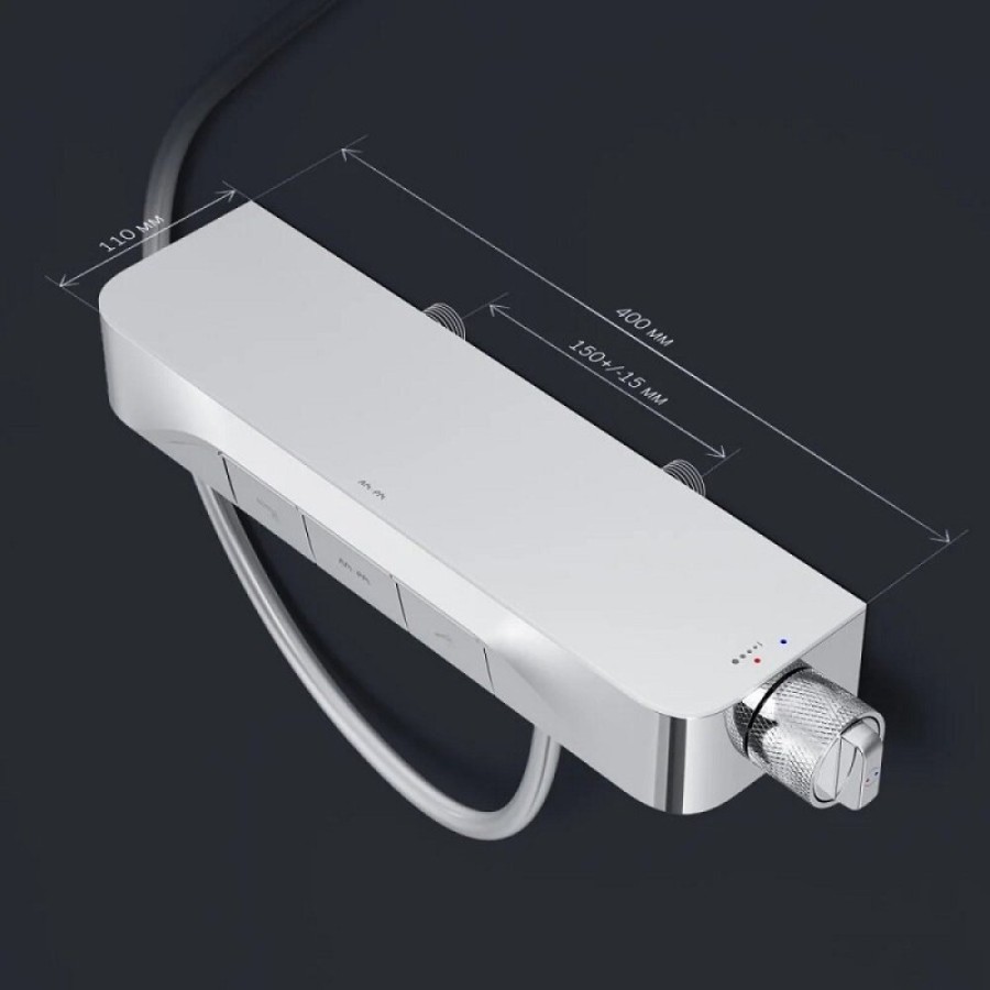Смеситель Am.Pm Func F8F10500 для ванны и душа, с полкой, хром