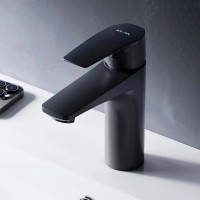 Смеситель Am.Pm Gem F90A02122 для раковины, без донного клапана, черный