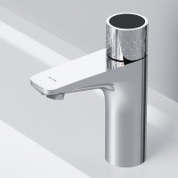 Смеситель Am.Pm Gem F90A02400 для раковины, с индикацией температуры, цвет хром