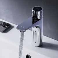 Смеситель Am.Pm Gem F90A02400 для раковины, с индикацией температуры, цвет хром