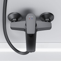 Смеситель Am.Pm Gem F90A10022 для ванны и душа, черный