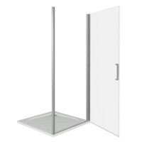 Душевая дверь Good Door Fantasy DR-80-С-CH, 80 х 185 см, стекло прозрачное, профиль хром, ФА00032