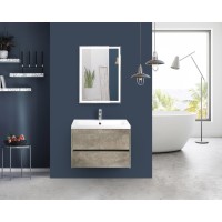 Тумба под раковину Art&Max Family-1000-2C-SO-CV, 100 x 48 x 55 см подвесная, серый (Cemento Veneto)