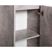 Шкаф-пенал Art&Max Family-1500-2A-SO-CV, 40 x 35 x 150 см подвесной, с двумя распашными дверцами