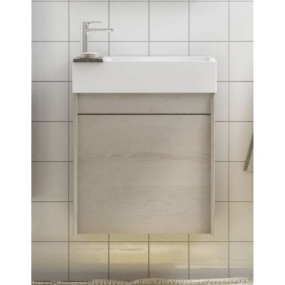 Тумба под раковину Art&Max Family-400-1D-SO-PB, 40 x 22.5 x 59.5 см подвесная, бежевый