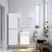 Тумба под раковину Art&Max Family 50 см подвесная, белый глянцевый, Family-500-1D-SO-BL
