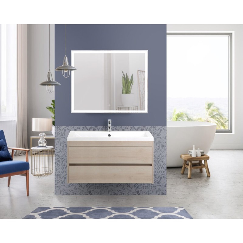 Тумба под раковину Art&Max Family-580-2C-SO-PB, 58 x 48 x 55 см подвесная, бежевый (Pino Bianco)