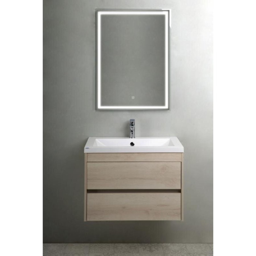 Тумба под раковину Art&Max Family-750-2C-SO-PB, 75 x 48 x 55 см подвесная, бежевый (Pino Bianco)