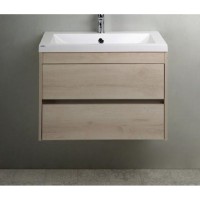 Тумба под раковину Art&Max Family-750-2C-SO-PB, 75 x 48 x 55 см подвесная, бежевый (Pino Bianco)