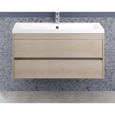 Тумба под раковину Art&Max Family-900-2C-SO-PB, 90 x 48 x 55 см подвесная, бежевый (Pino Bianco)