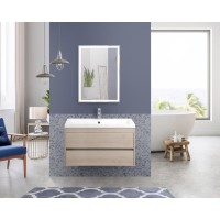Тумба под раковину Art&Max Family-900-2C-SO-PB, 90 x 48 x 55 см подвесная, бежевый (Pino Bianco)