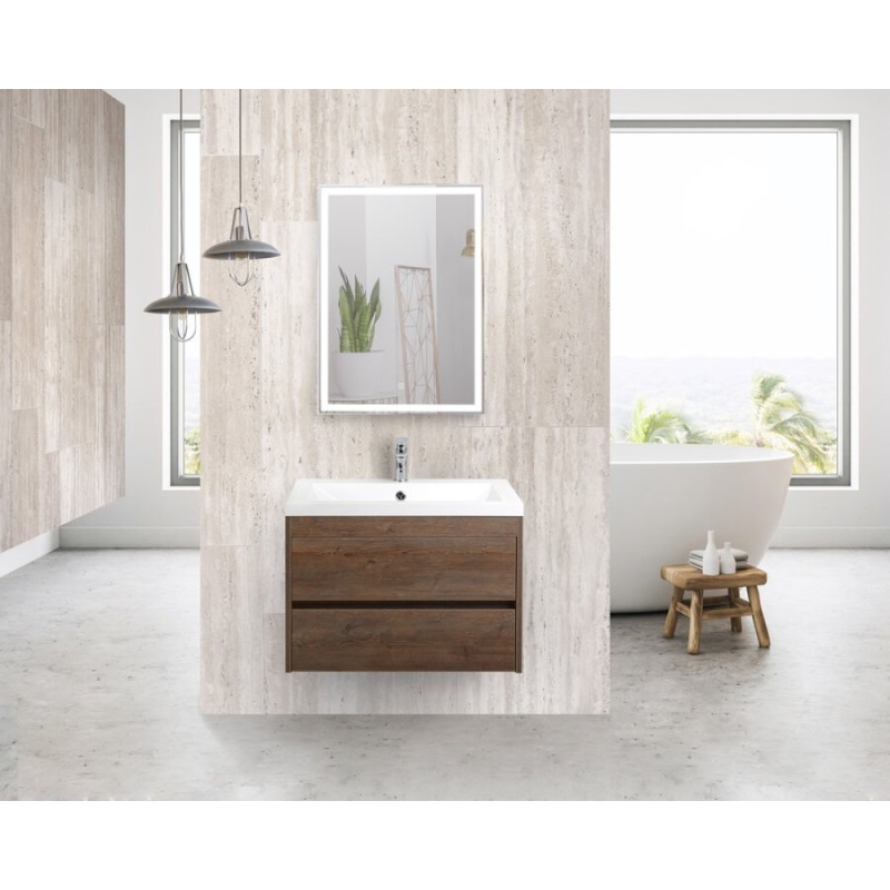 Тумба под раковину Art&Max Family-900-2C-SO-PS, 90 x 48 x 55 см подвесная, коричневый (Pino Siberia)