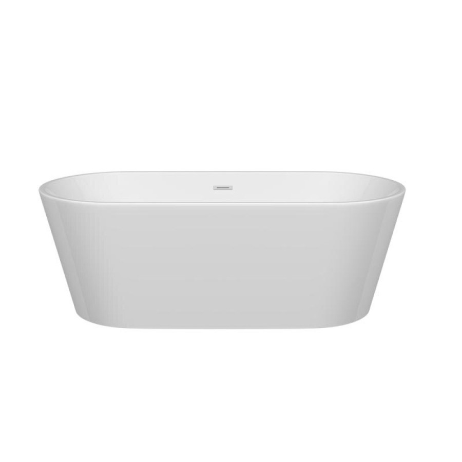 Ванна акриловая Sancos 170 х 80 см, овальная, белый, FB01