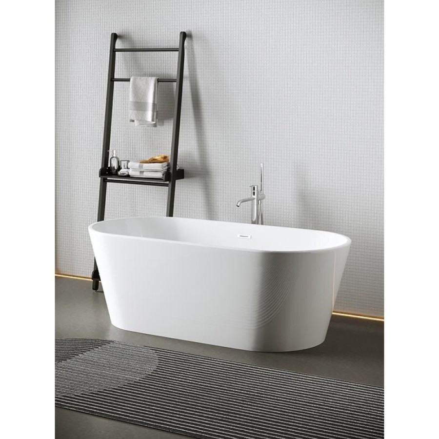 Ванна акриловая Sancos 170 х 80 см, овальная, белый, FB01