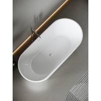 Ванна акриловая Sancos 170 х 80 см, овальная, белый, FB01