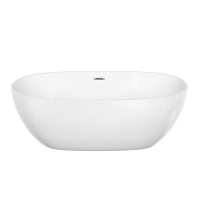 Ванна акриловая Sancos 170 х 80 см, овальная, белый, FB02