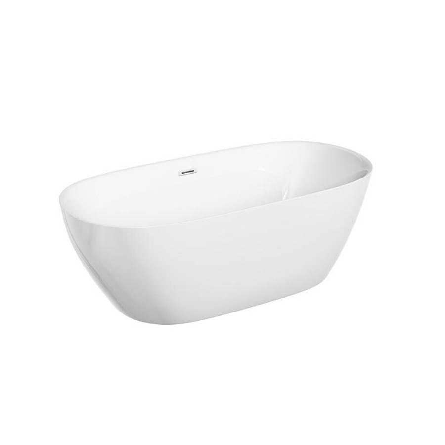 Ванна акриловая Sancos 170 х 80 см, овальная, белый, FB03