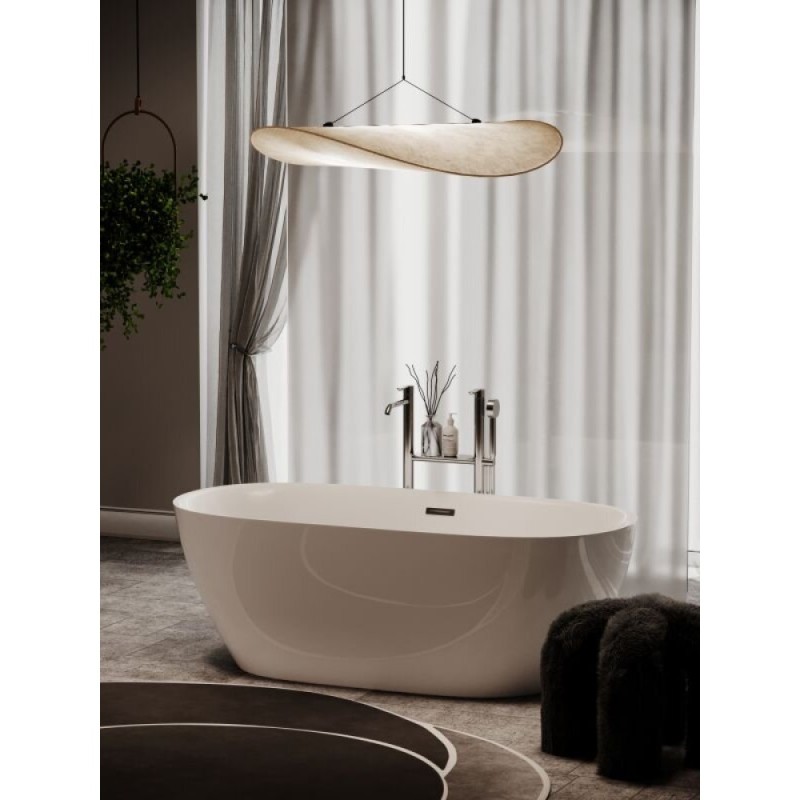 Ванна акриловая Sancos 170 х 80 см, овальная, белый, FB03