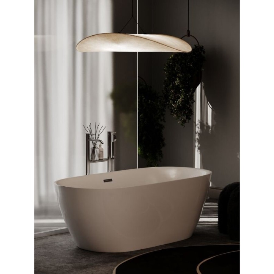 Ванна акриловая Sancos 170 х 80 см, овальная, белый, FB03