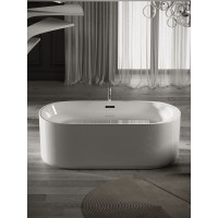 Ванна акриловая Sancos 170 х 80 см, овальная, белый, FB04