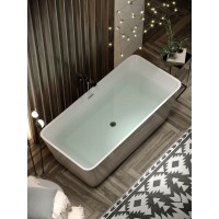 Ванна акриловая Sancos 170 х 80 см, прямоугольная, белый, FB05