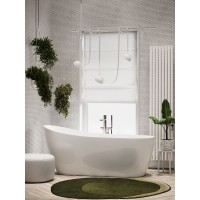 Ванна акриловая Sancos 170 х 72 см, овальная, белый, FB06