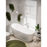 Ванна акриловая Sancos 170 х 72 см, овальная, белый, FB06