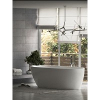 Ванна акриловая Sancos 170 х 84 см, овальная, белый, FB07