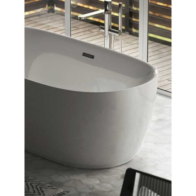 Ванна акриловая Sancos 170 х 84 см, овальная, белый, FB07