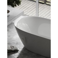 Ванна акриловая Sancos 170 х 84 см, овальная, белый, FB07