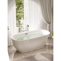 Ванна акриловая Sancos 170 х 80 см, овальная, белый, FB08