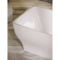 Ванна акриловая Sancos 170 х 80 см, прямоугольная, белый, FB09