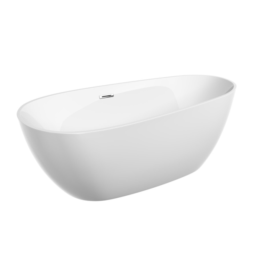 Aкриловая ванна Sancos Avocado FB18 отдельностоящая, 170 х 80 см, белый